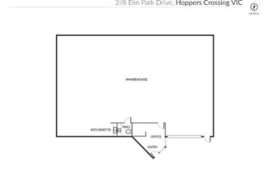 2/8 Elm Park Drive Hoppers Crossing VIC 3029 - Floor Plan 1