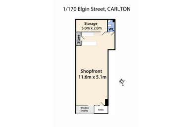 1/170 Elgin Street Carlton VIC 3053 - Floor Plan 1