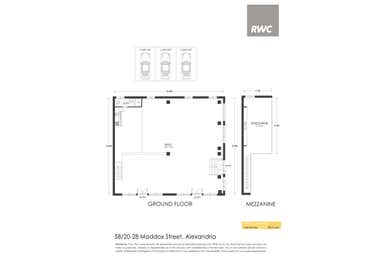 Studio 58, 20-28 Maddox Street Alexandria NSW 2015 - Floor Plan 1