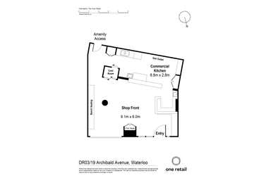 DR03, 19 Archibald Avenue Waterloo NSW 2017 - Floor Plan 1