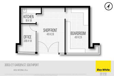 3003/27 Garden Street, 3003/27 Garden Street Southport QLD 4215 - Floor Plan 1