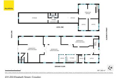 231 - 233 Elizabeth Street Croydon NSW 2132 - Floor Plan 1