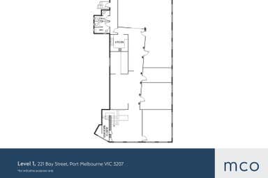 Level 1, 221 Bay Street Port Melbourne VIC 3207 - Floor Plan 1