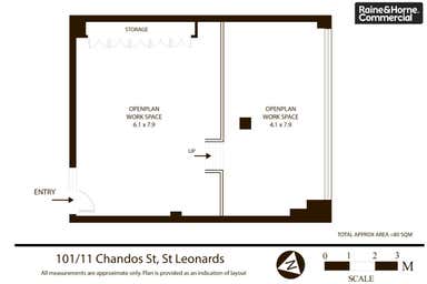 Suite 101, 11 Chandos Street St Leonards NSW 2065 - Floor Plan 1
