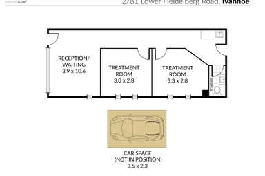 2/81 Lower Heidelberg Road Ivanhoe VIC 3079 - Floor Plan 1