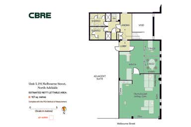 Unit 5, 191 Melbourne Street North Adelaide SA 5006 - Floor Plan 1