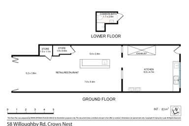 Retail 1, 58 Willoughby Rd Crows Nest NSW 2065 - Floor Plan 1