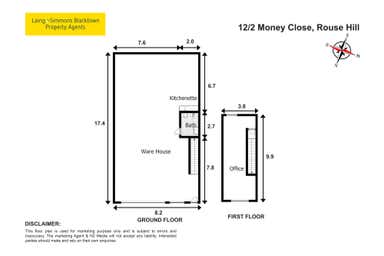 12/2 Money Close Rouse Hill NSW 2155 - Floor Plan 1