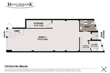 43 Kiora Rd Miranda NSW 2228 - Floor Plan 1