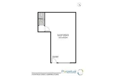 SHOP 1, 9 Patrick St Campbelltown NSW 2560 - Floor Plan 1