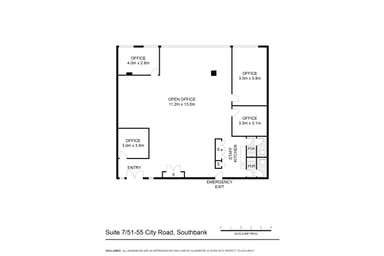 CITYVIEW, 7/51-55 City Road Southbank VIC 3006 - Floor Plan 1