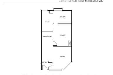 34/34/431 Saint Kilda Road Melbourne VIC 3004 - Floor Plan 1
