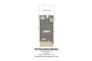 Unit 7, 61 Flynn Street Wembley WA 6014 - Floor Plan 1
