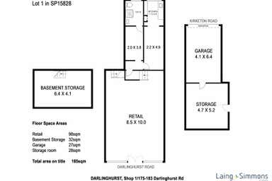 1/175-183 Darlinghurst Road Darlinghurst NSW 2010 - Floor Plan 1