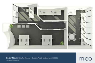 St Kilda Rd Towers, Suite 1138, 1 Queens Road Melbourne VIC 3004 - Floor Plan 1