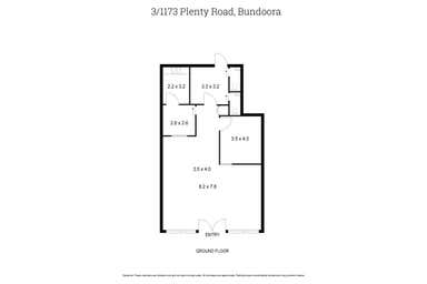 3/1173 Plenty Road Bundoora VIC 3083 - Floor Plan 1