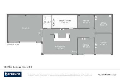 1/36 George Street Moe VIC 3825 - Floor Plan 1