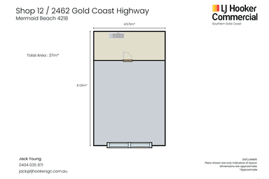 Shop 12, 2462 Gold Coast Highway Mermaid Beach QLD 4218 - Floor Plan 1