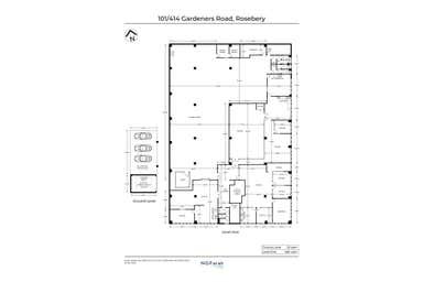Level 1/414  Gardeners Road Rosebery NSW 2018 - Floor Plan 1