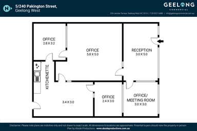5/240 Pakington Street Geelong West VIC 3218 - Floor Plan 1