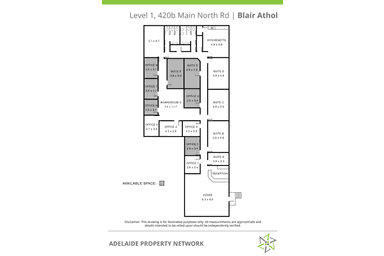 Adelaide Property Network, 1/420B Main North Road Blair Athol SA 5084 - Floor Plan 1