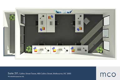 Collins Street Tower, Suite 217, 480 Collins Street Melbourne VIC 3000 - Floor Plan 1