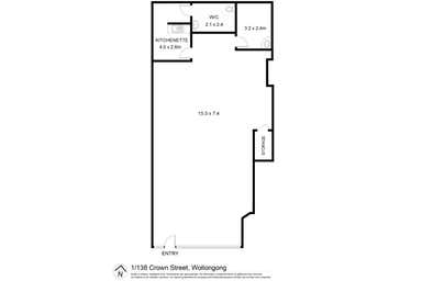 1/138 Crown Street Wollongong NSW 2500 - Floor Plan 1