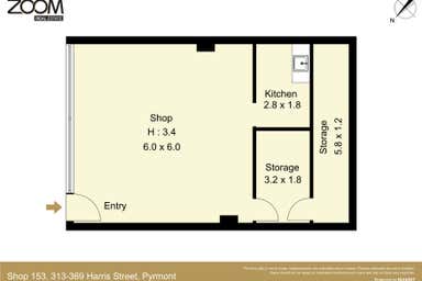 Shop 153, 313-369  Harris Street Pyrmont NSW 2009 - Floor Plan 1