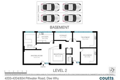 4203 - 4204, 834 Pittwater Road Dee Why NSW 2099 - Floor Plan 1