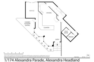 1/174 Alexandra Parade Alexandra Headland QLD 4572 - Floor Plan 1