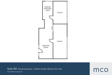 Toorak Corporate, Suite 317, 17-33 Milton Parade Malvern VIC 3144 - Floor Plan 1