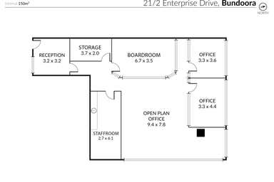 21/2 Enterprise Drive Bundoora VIC 3083 - Floor Plan 1