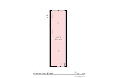 Unit 815, 147 Pirie Street Adelaide SA 5000 - Floor Plan 1