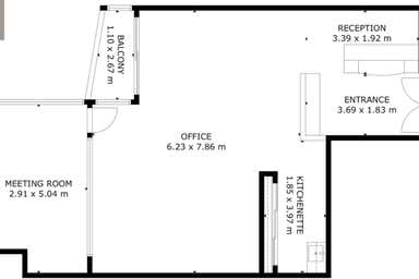 2906/5 Lawson Street Southport QLD 4215 - Floor Plan 1