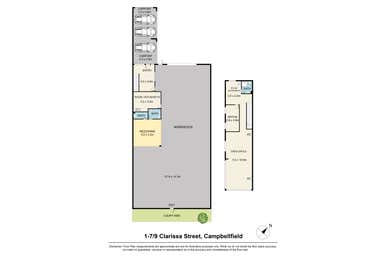1/7-9 Clarissa Street Campbellfield VIC 3061 - Floor Plan 1