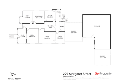 Tenancy 1, 299 Margaret Street Toowoomba City QLD 4350 - Floor Plan 1