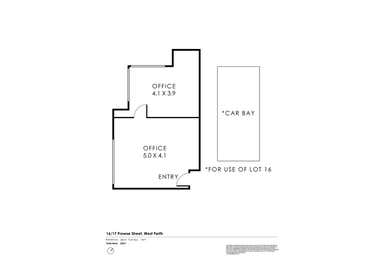 16/17 Prowse Street West Perth WA 6005 - Floor Plan 1