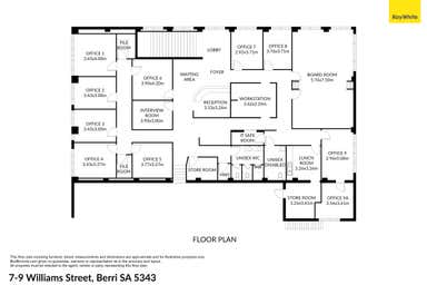 7-9 William Street Berri SA 5343 - Floor Plan 1