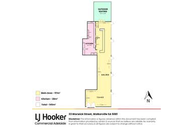 Part Ground Floor, 33 Warwick Street Walkerville SA 5081 - Floor Plan 1
