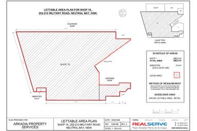 Theo's Arcade, 15/202 - 212 Military Road Neutral Bay NSW 2089 - Floor Plan 1