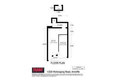 1/235 Wollongong Road Arncliffe NSW 2205 - Floor Plan 1