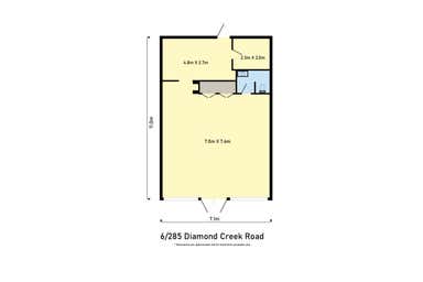 6/285 Diamond Creek Road Plenty VIC 3090 - Floor Plan 1