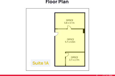 Suite 1A, Level 1, 153 Mann Street Gosford NSW 2250 - Floor Plan 1