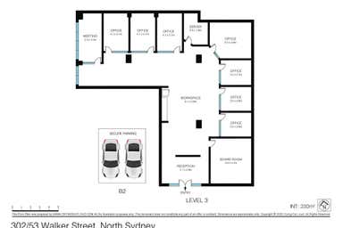 Suite 302, 53 Walker Street North Sydney NSW 2060 - Floor Plan 1