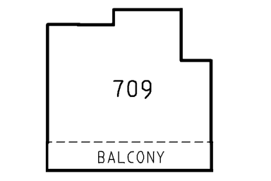 709/452 St Kilda Road Melbourne VIC 3004 - Floor Plan 1