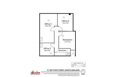 11/183 Tynte Street North Adelaide SA 5006 - Floor Plan 1