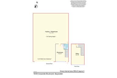 18/49 Corporate Boulevard Bayswater VIC 3153 - Floor Plan 1