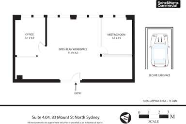 Suite 404, 83 Mount Street North Sydney NSW 2060 - Floor Plan 1