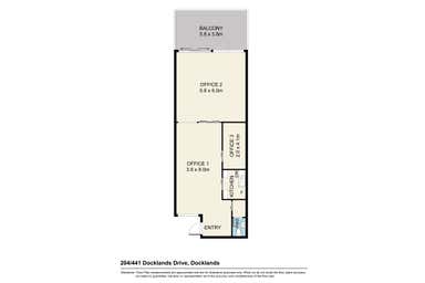 204/441 Docklands Drive Docklands VIC 3008 - Floor Plan 1