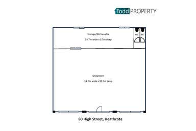 80 High Street Heathcote VIC 3523 - Floor Plan 1